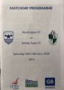 Programme cover