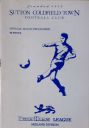 Programme cover