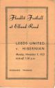 Programme cover