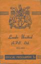 Programme cover