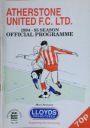 Programme cover