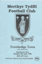 Programme cover