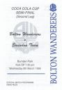 Programme cover