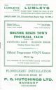 Programme cover