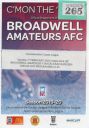 Programme cover