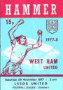 Programme cover