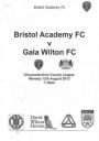 Programme cover