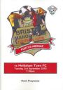Programme cover