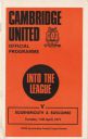 Programme cover