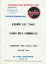 Programme cover