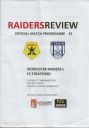 Programme cover