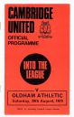 Programme cover