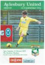 Programme cover