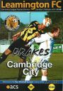 Programme cover