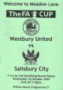 Programme cover
