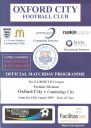 Programme cover