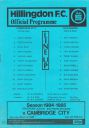 Programme cover