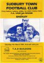 Programme cover