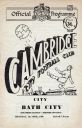 Programme cover