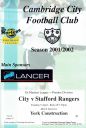 Programme cover