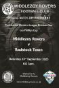 Programme cover