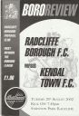 Programme cover